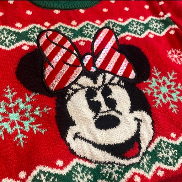 Disney Baby Mini Mouse Holiday Sweater - Picture 4 of 4